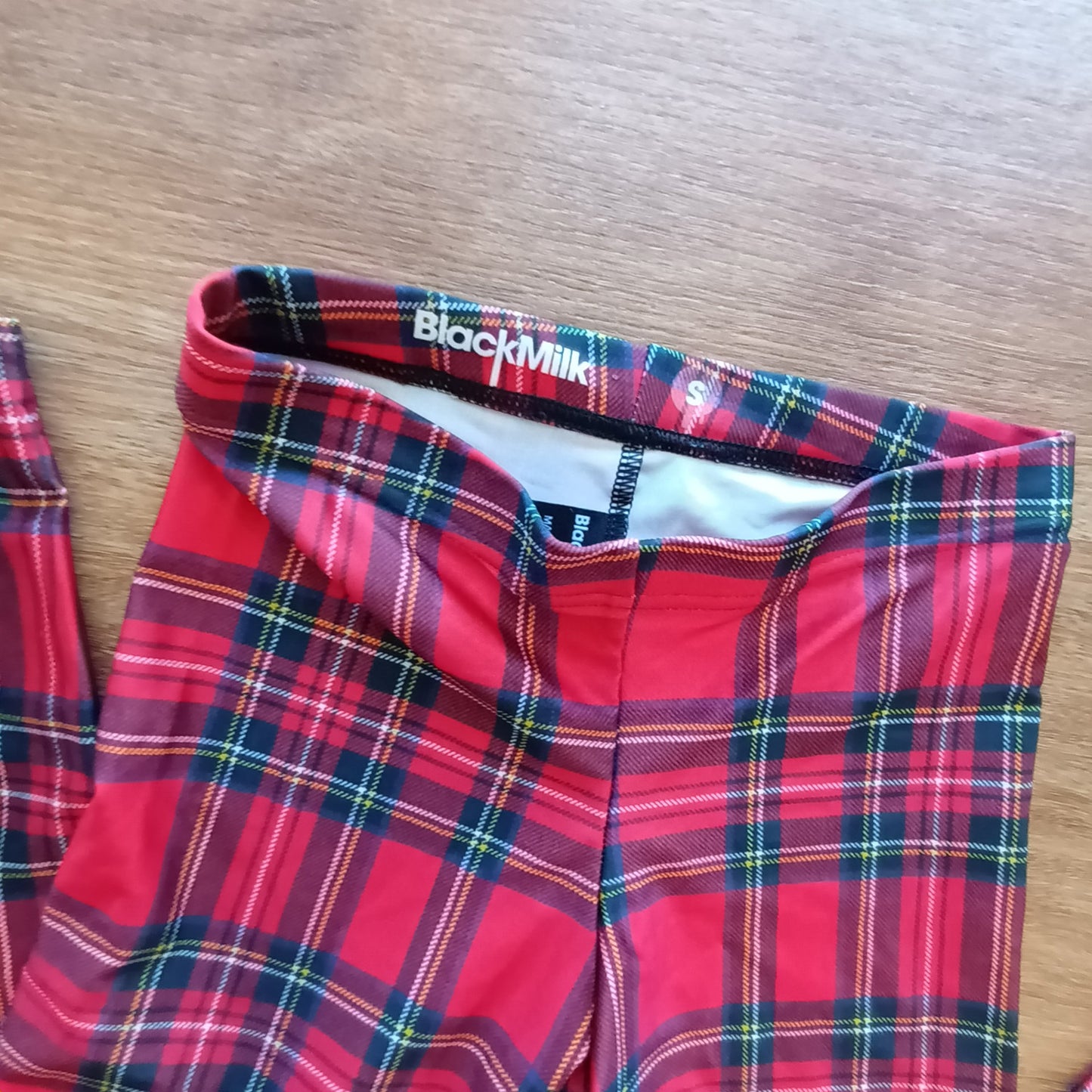 Black Milk RedTartan Leggings