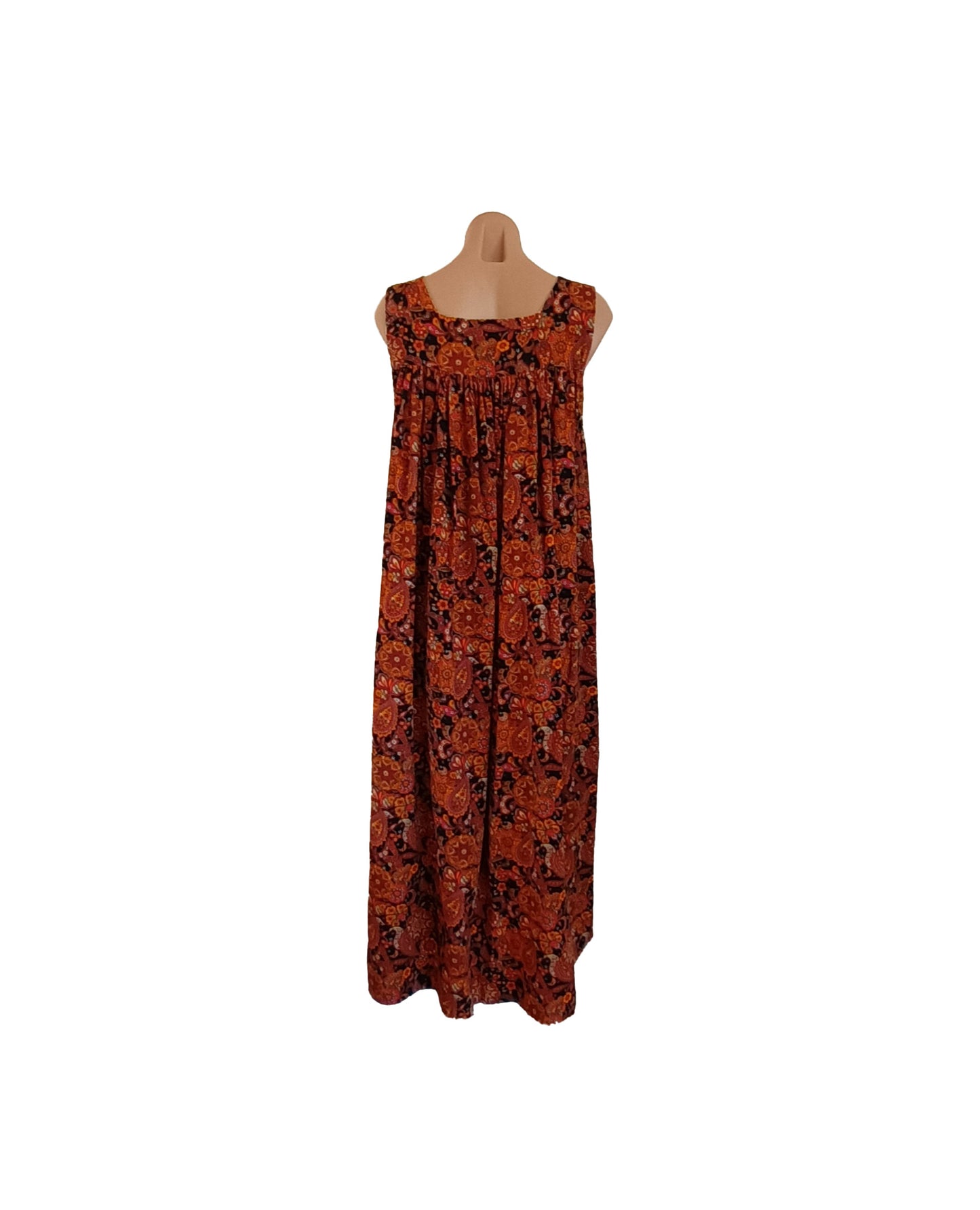 Vintage hand made velvet maxi dress.