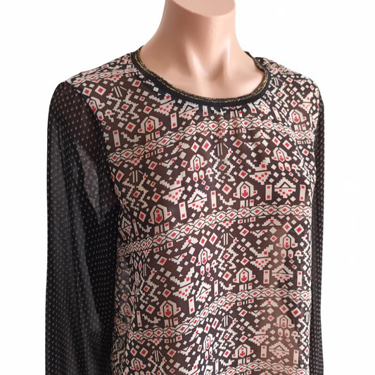 Sheer top by Scotch and Soda Maison Scotch