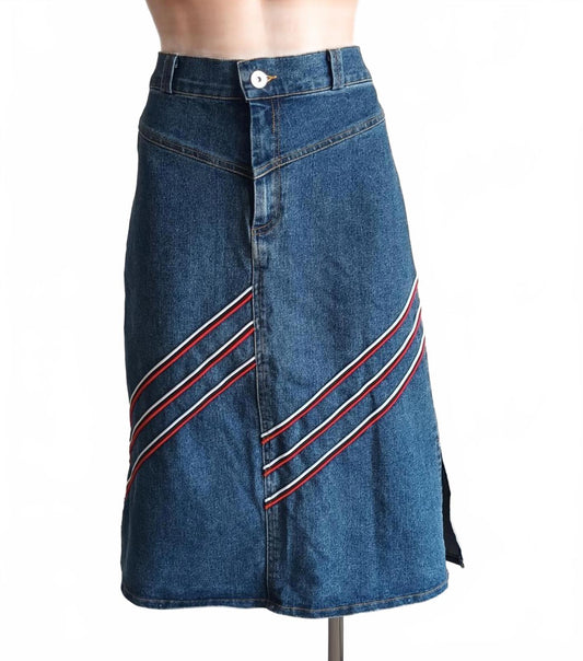 Vintage denim Mei Mei skirt 10