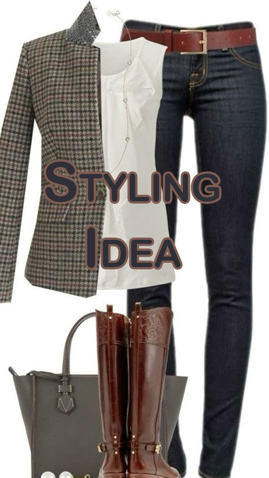 Ines De La Fressange Tweed wool blend Jacket