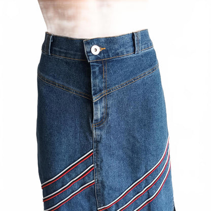 Vintage denim Mei Mei skirt 10